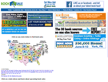 Tablet Screenshot of booksalefinder.com
